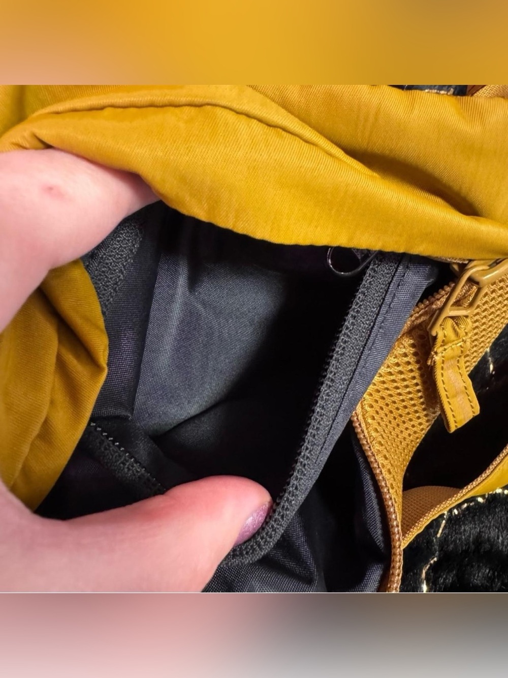 United By Blue Mustard Fanny Pack Crossbody Bag Dual Zip Sustainable Outdoor Tra - Picture 2 of 7